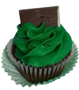 Chocolate mint cupcake Per Dozen